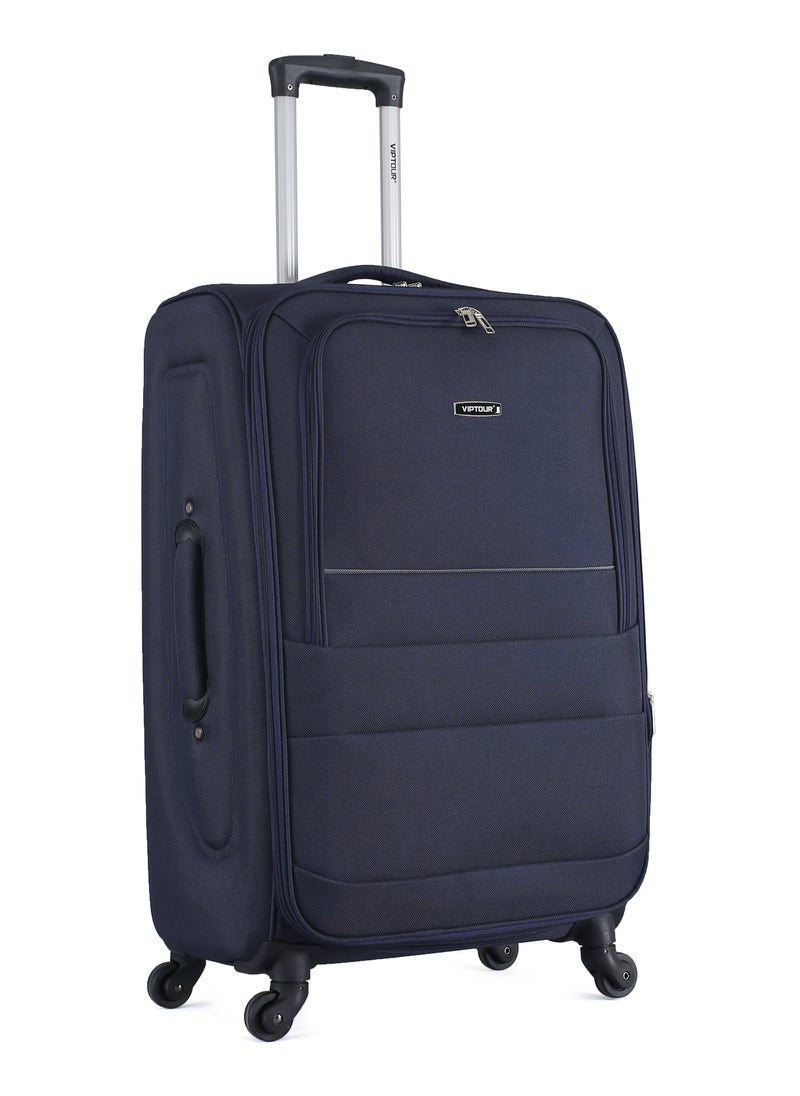 VIPTOUR - 4 Piece Softside 4 Wheels Trolley Luggage Set With Number Lock 20,24,28,32 Inches - Image 1