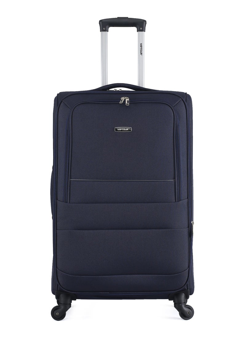 VIPTOUR - 4 Piece Softside 4 Wheels Trolley Luggage Set With Number Lock 20,24,28,32 Inches - Image 1