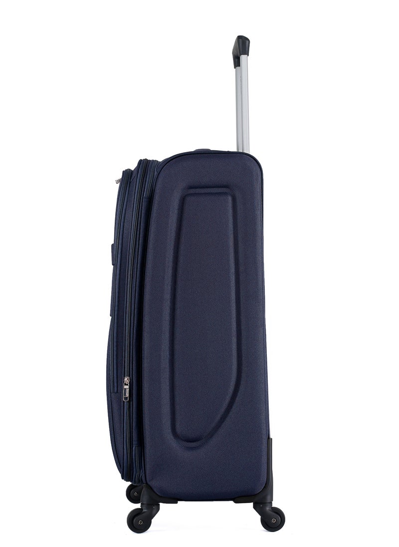 VIPTOUR - 4 Piece Softside 4 Wheels Trolley Luggage Set With Number Lock 20,24,28,32 Inches - Image 1