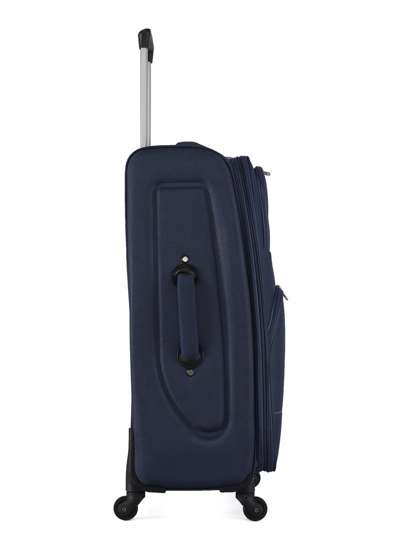 VIPTOUR - 4 Piece Softside 4 Wheels Trolley Luggage Set With Number Lock 20,24,28,32 Inches - Image 1