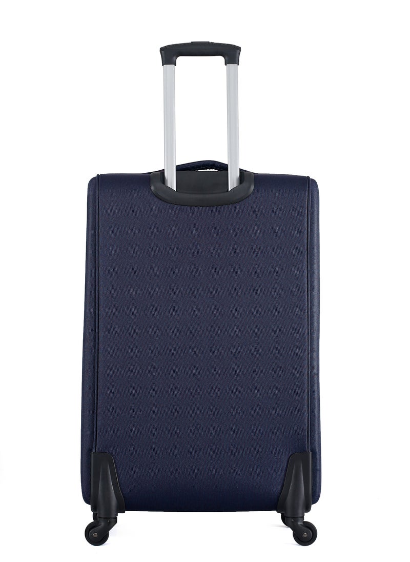 VIPTOUR - 4 Piece Softside 4 Wheels Trolley Luggage Set With Number Lock 20,24,28,32 Inches - Image 1