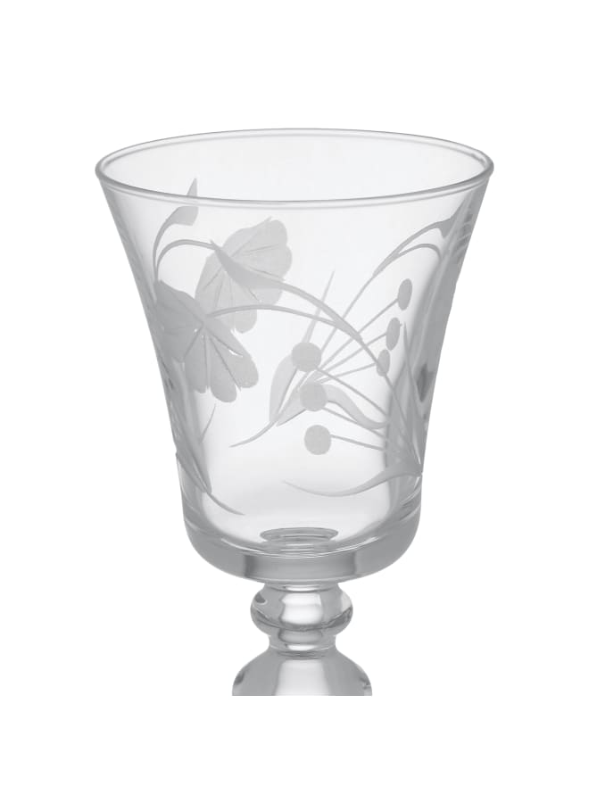 Pasabahce Decorated Goblet Glass Set 6 Pieces - 195 - Glass clear 195ml - Image 3