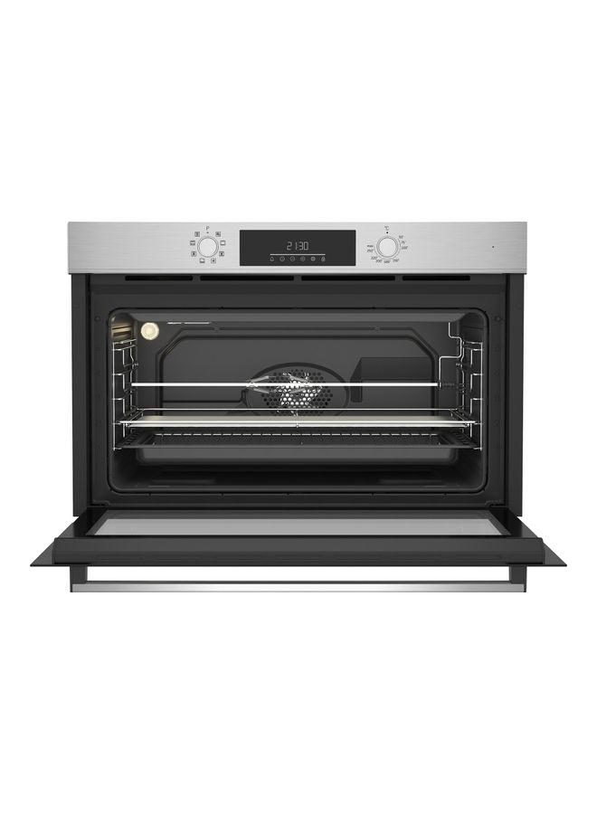 90cm Builtin Electric Oven, 8 Cooking Multifunction Oven, 108 liters Oven Capacity, Conventional Fan Oven, Digital Touchcontrol Timer,  SteamShine cleaning, A Energy Rating BBWMT13300BS Stainless Steel