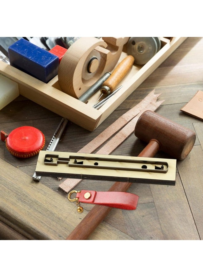 klarako Leather Leather die Cut Shapes Cutting Die Long Keychain Strap Cutting Dies Cut Mold Leather Punch Die Set for DIY Key Leather Earring Dies Ring Leather Cutting Press Dies  - Image 3