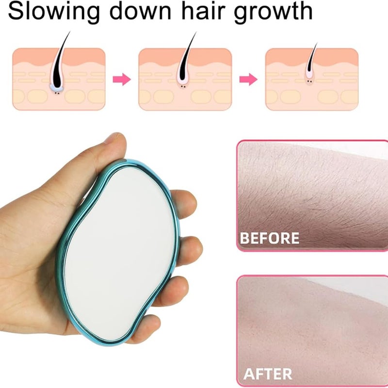 Tech King 𝟏𝟓 𝐘𝐄𝐀𝐑𝐒 𝐖𝐀𝐑𝐑𝐀𝐍𝐓𝐘 EasyGlide Crystal Hair Remover – Full Body Painless Hair Eraser for Men & Women | Safe, Reusable & Travel-Friendly Solution for Smooth, Hair-Free Skin - Image 4