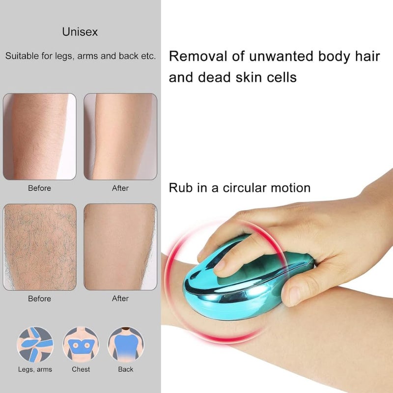 Tech King 𝟏𝟓 𝐘𝐄𝐀𝐑𝐒 𝐖𝐀𝐑𝐑𝐀𝐍𝐓𝐘 EasyGlide Crystal Hair Remover – Full Body Painless Hair Eraser for Men & Women | Safe, Reusable & Travel-Friendly Solution for Smooth, Hair-Free Skin - Image 2