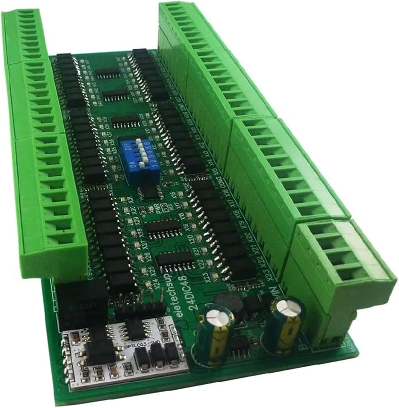 48CH NPN مدخل معزول بصريًا لوحة تجميع رقمية للتبديل وحدة RS485 Modbus RTU DC 12V 24V - Image 1