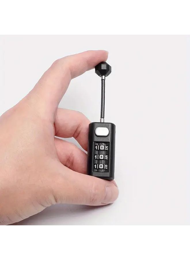3 Digit Combination Padlock For Backpacks Suitcases Lockers Travel - Image 4