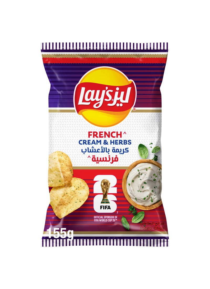 Lay's French Cream & Herbs Potato Chips - Image 1