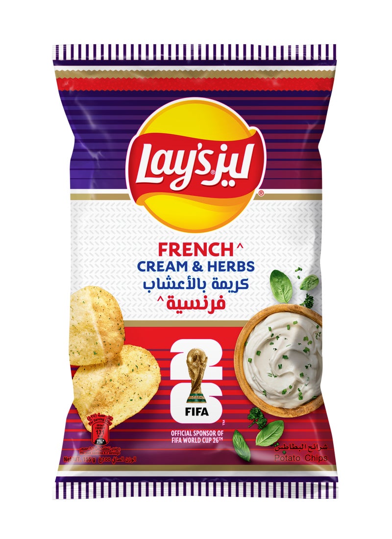 Lay's French Cream & Herbs Potato Chips - Image 1