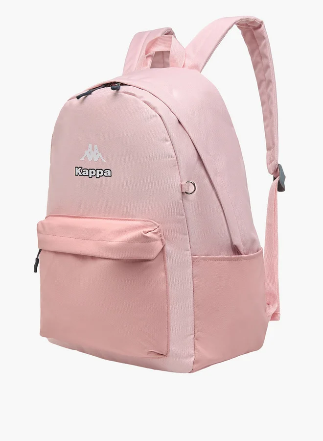 Kappa Girls Logo Print School Backpack with Pencil Pouch - 46x38x15 cm