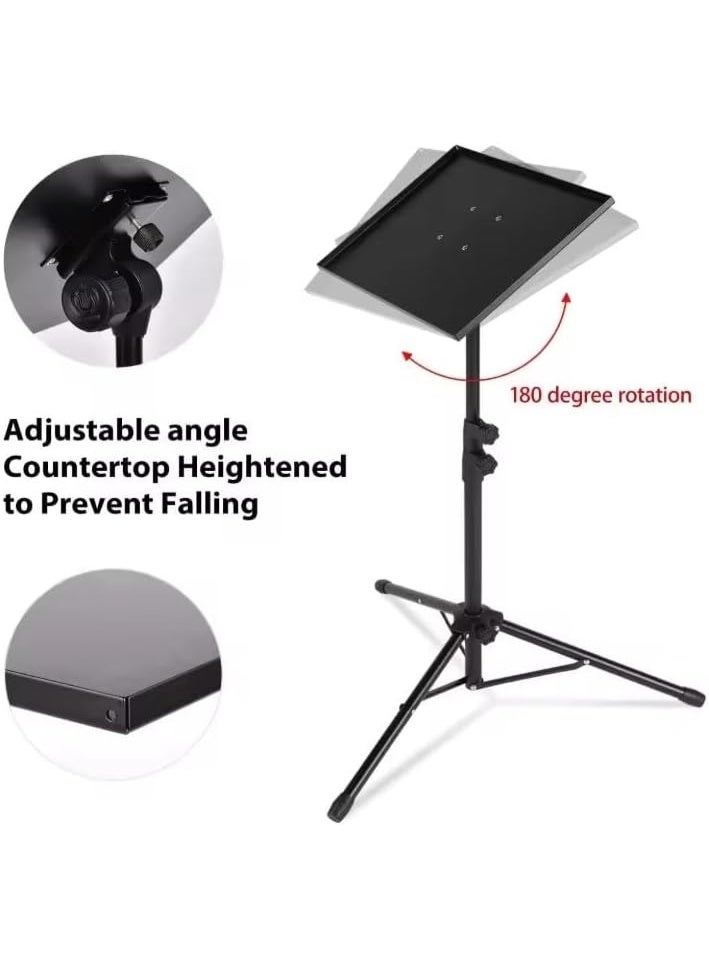 Dreamzon Laptop Stand Tripod – Portable and Adjustable Height Laptop Stand for Desk, Bed, and Presentations – Universal Compatibility with Anti-Slip Design and Carry Bag Included - Image 2