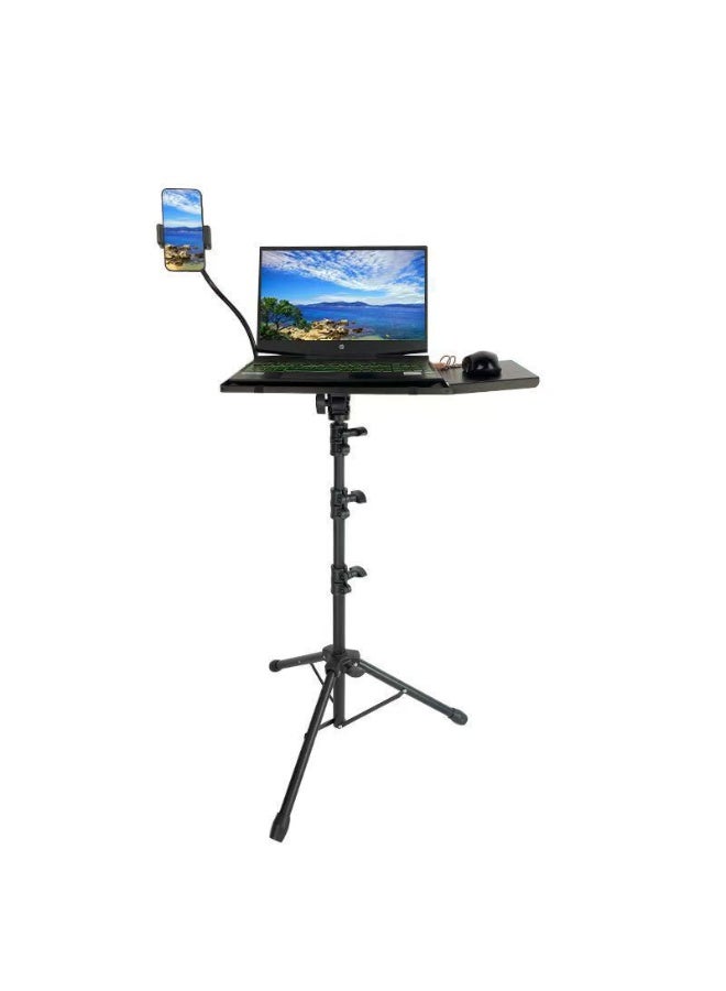 Dreamzon Laptop Stand Tripod – Portable and Adjustable Height Laptop Stand for Desk, Bed, and Presentations – Universal Compatibility with Anti-Slip Design and Carry Bag Included - Image 5