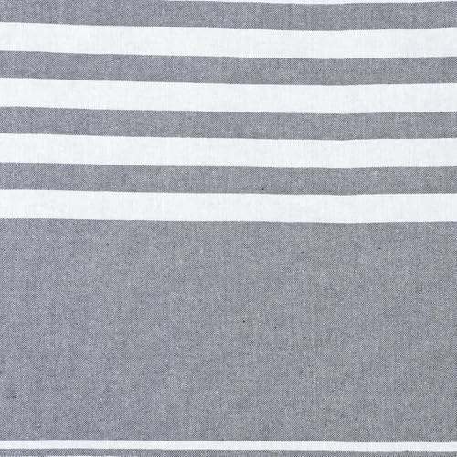 Värde Bedsheet for Double Bed | Handmade Cotton Double Bedsheet 210 Thread Count | Summer King Size BedSheet 90x100 Inches (7.5 x 8.3 Feet) | Handloom Design | Without Pillow Covers_Hit Grey - Image 5