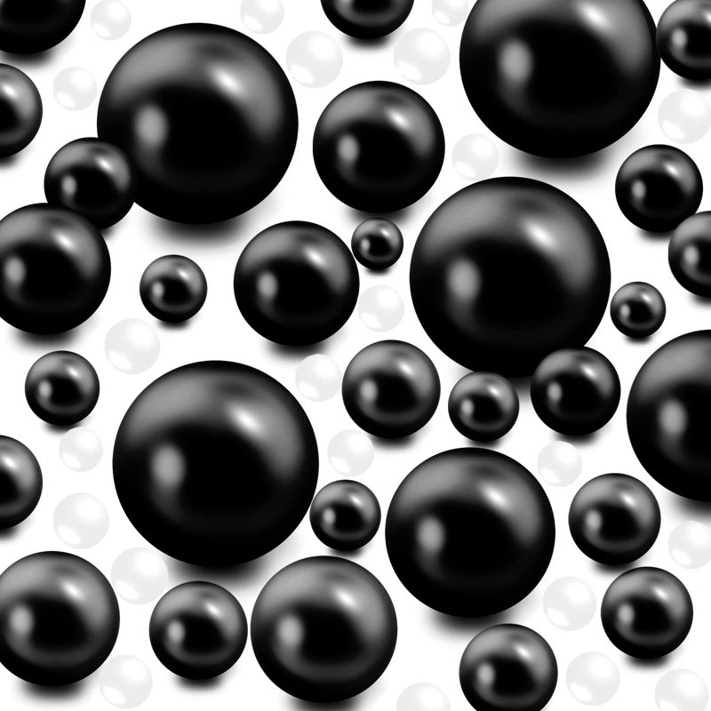 YUXIYAN 100Pieces Floating NO Hole Pearls Beads for Vases and 500 PCS Water BeadsFloating Beads for CenterpieceHome DecorParty Table WeddingMakeup Brush Beads