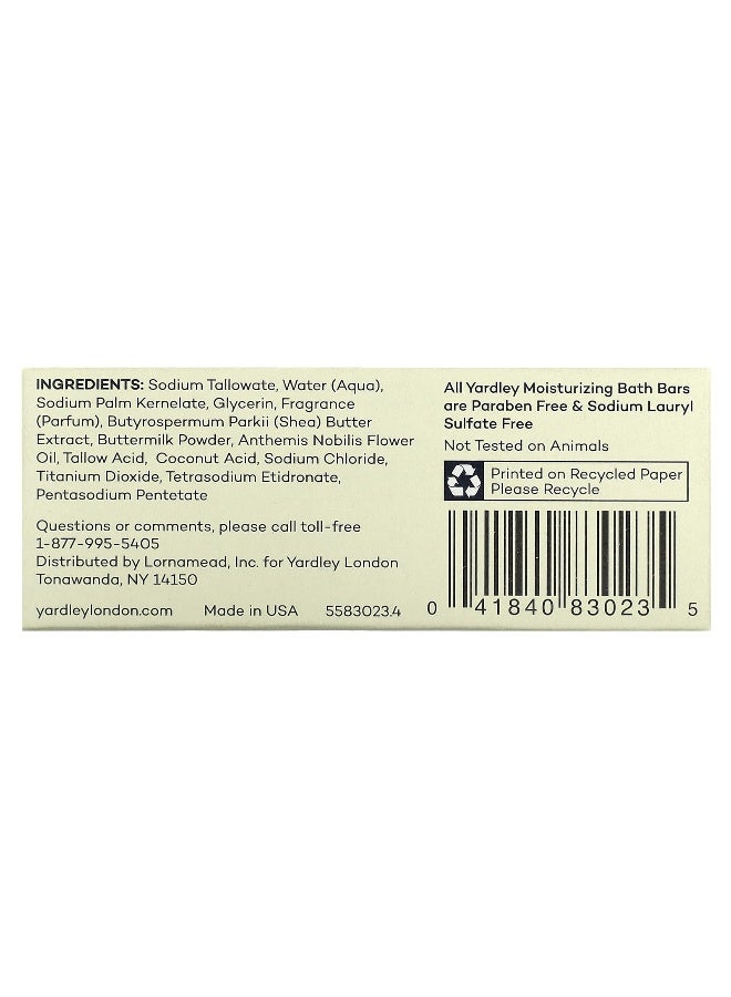 Yardley of London Yardley London, Moisturizing Bath Bar, Shea Buttermilk, 4 oz (113 g)  - Image 2