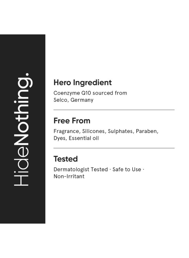 Minimalist Anti-Aging Night Serum with 0.3% Retinol & Q10|Fine Lines & Wrinkles Reduction Serum for Beginners|Water-Free Formula for Stability & Nourishment|Suitable for All Skin Types|For Unisex|30ml - Image 5