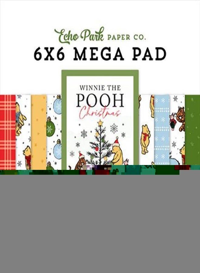 Echo Park Winnie the Pooh Christmas 6X6 Mega Pad