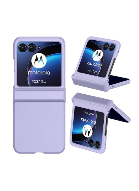 الهاتف المحمول Motorola Razr Plus 2023 مع الغطاء المفصل متوافق مع الحافظة، وحافظة الهاتف PC الصلبة متوافقة مع Motorola Razr 40 Ultra