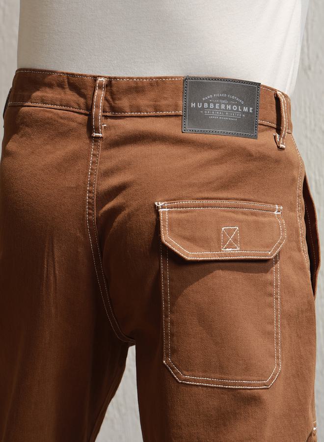 Hubberholme Straight Fit Front Flap Pocket Detail Pants - Image 4