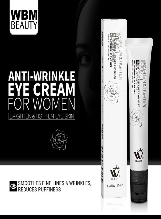 WBM Eye Cream with Metal Roller | Anti-Aging Eye Treatment for Dark Circles, Puffiness & Wrinkles | Hyaluronic Acid, Retinol & Niacinamide | Hydrating & Cooling Under Eye Cream | 20ml - Image 2