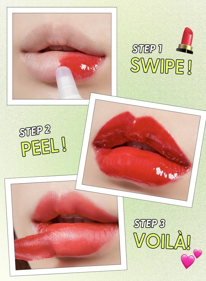 Berrisom LIP My Tint Pack - Korean Lip Stain Peel Off Pack | Kiss-Proof Korean Lip Tint Long Lasting Lipstain Marker | Waterproof Lip Stain Peel Off Lipstick (02. Plum Berry, 0.50 Fl Oz) - Image 5
