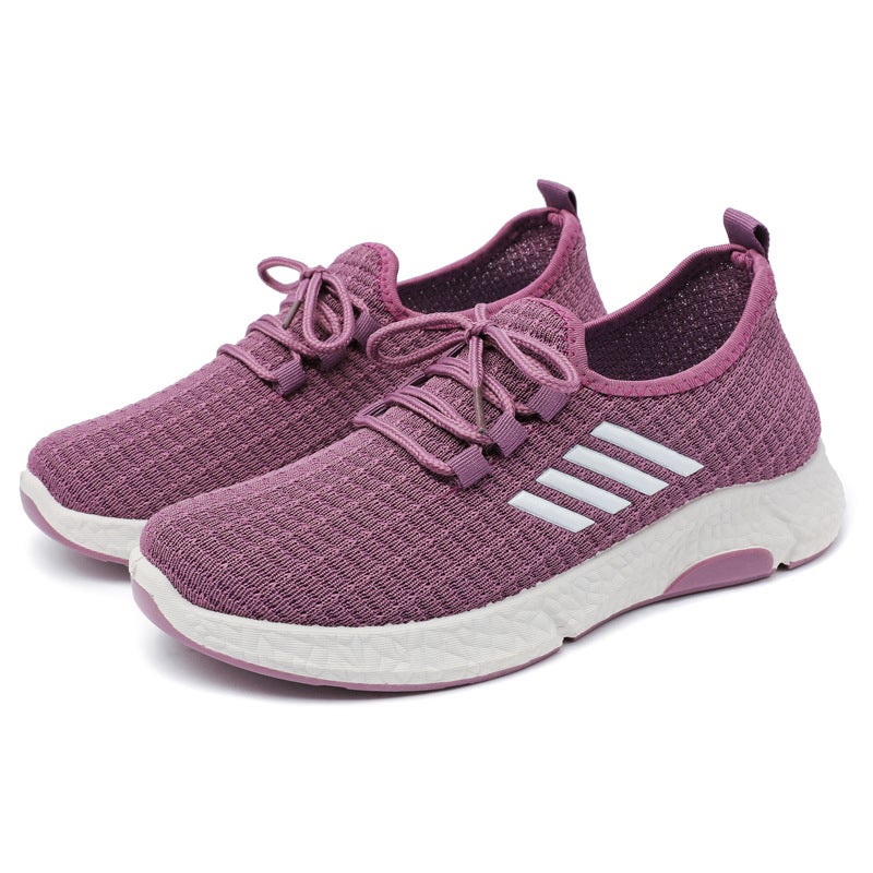 2023 Spring Womens Casual Soft-soled Shoes [208B] light purple 
