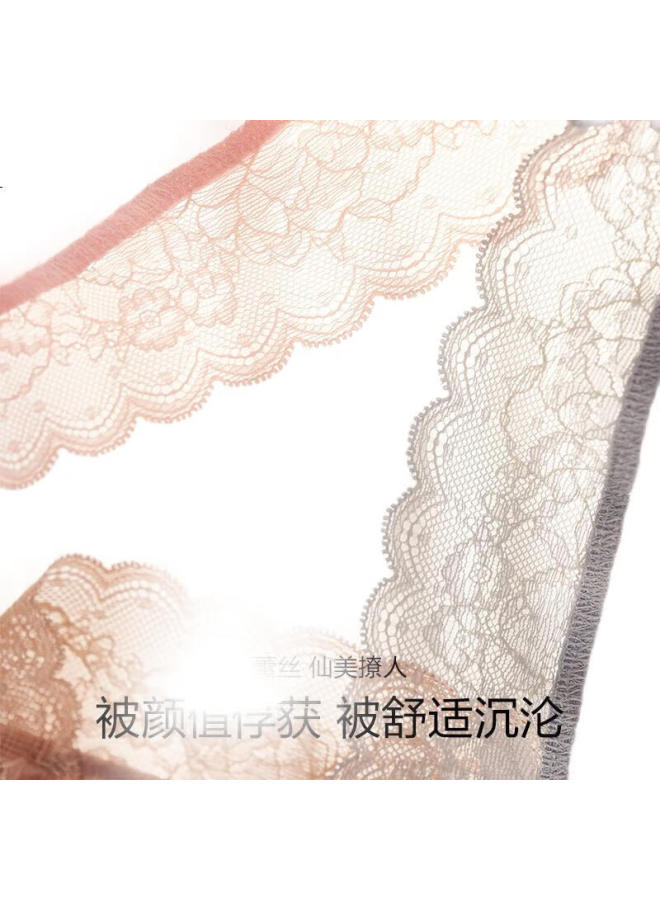 Aimer Women'S High Waist Cotton Ammonia Spandex Pure Color Triangle Panties Female Underwear Am221662 Skin Color 170/Xl - Image 3