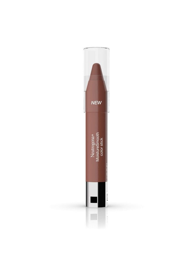 Neutrogena - Moisturesmooth Color Stick For Lips, Moisturizing And Conditioning Lipstick With A Balmlike Formula, Nourishing Shea Butter And Fruit Extracts, 90 Classic Nude.011 Oz - Image 1