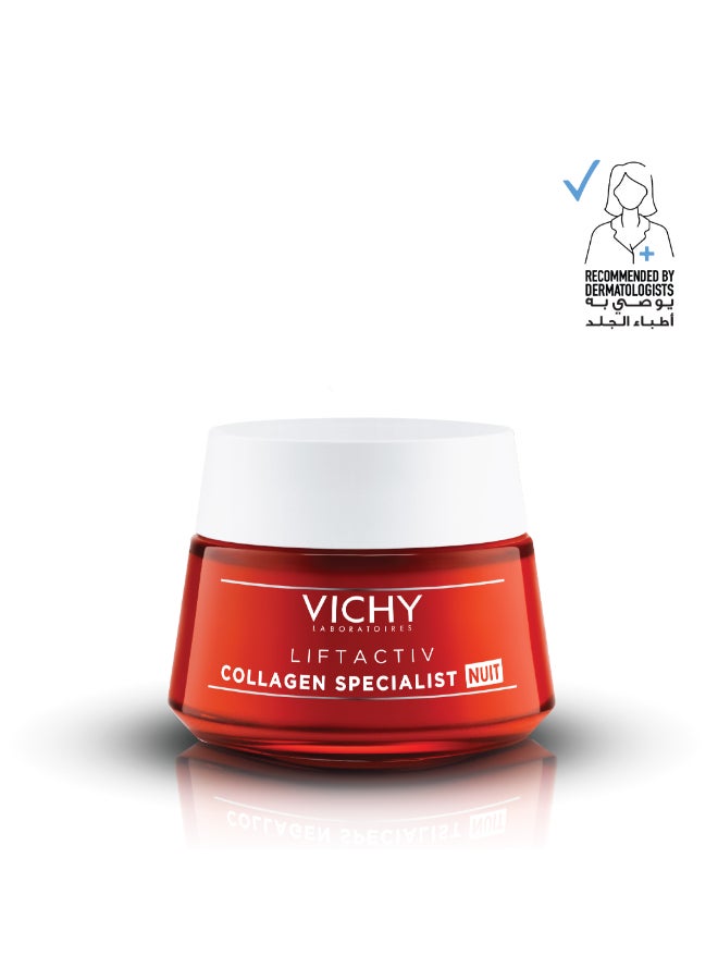 VICHY Liftactiv Collagen Specialist 16 Night Cream 50ml - Image 1