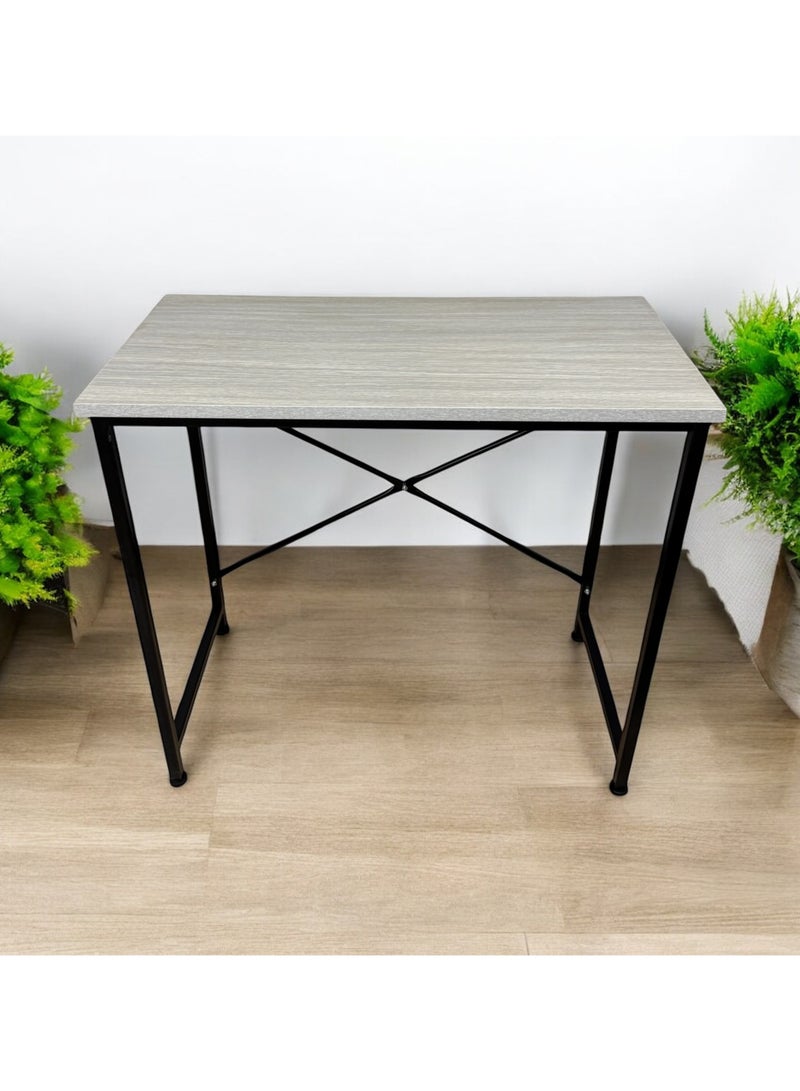 80*40cm desk, easily assembled and disassembled - Gray - Image 2