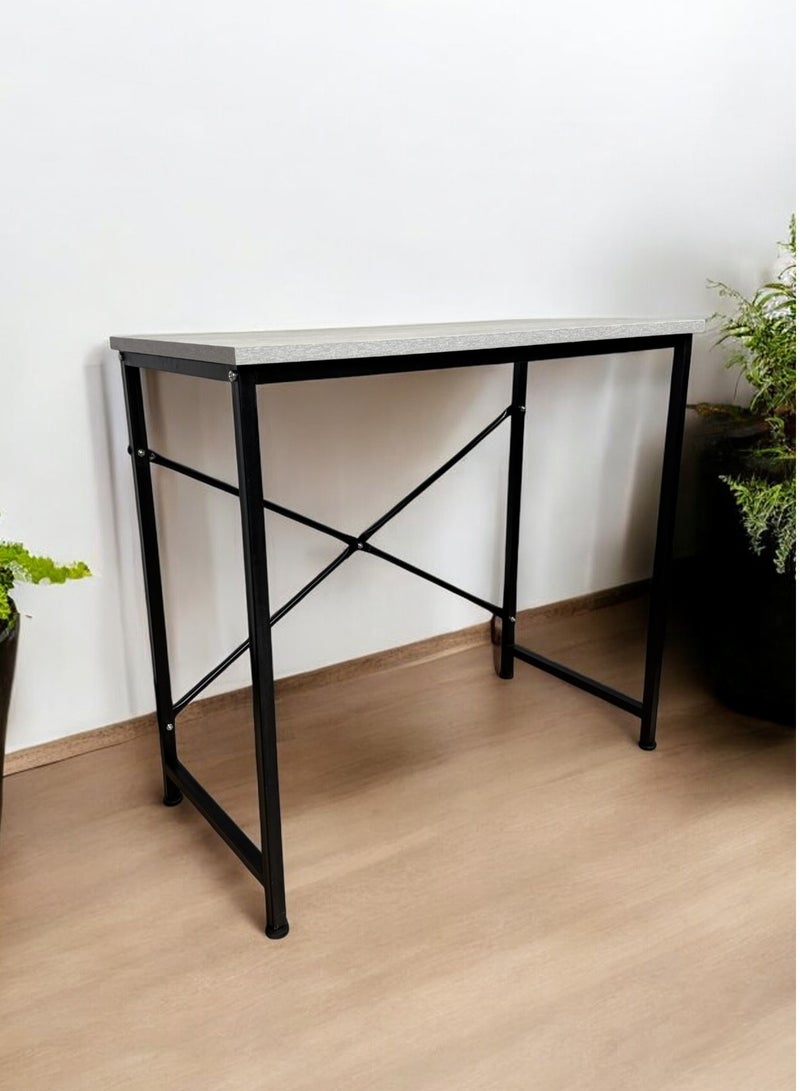 80*40cm desk, easily assembled and disassembled - Gray - Image 4