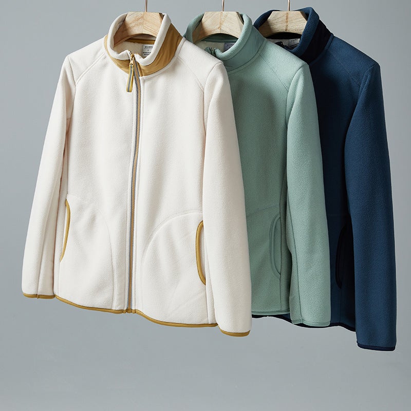 Lamb Fleece Fleece Fleece Jacket Women'S Fleece Jacket Jacket Fleece-Lined Thick Warm Sweater Men'S Cardigan - Image 2