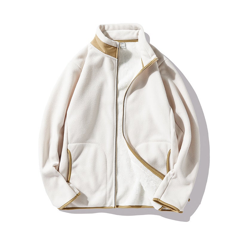 Lamb Fleece Fleece Fleece Jacket Women'S Fleece Jacket Jacket Fleece-Lined Thick Warm Sweater Men'S Cardigan - Image 4