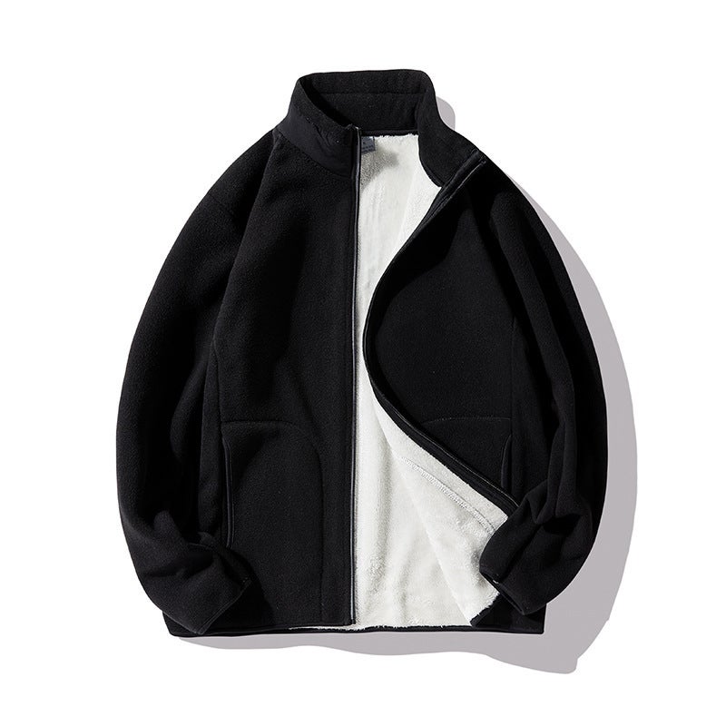Lamb Fleece Fleece Fleece Jacket Women'S Fleece Jacket Jacket Fleece-Lined Thick Warm Sweater Men'S Cardigan - Image 3