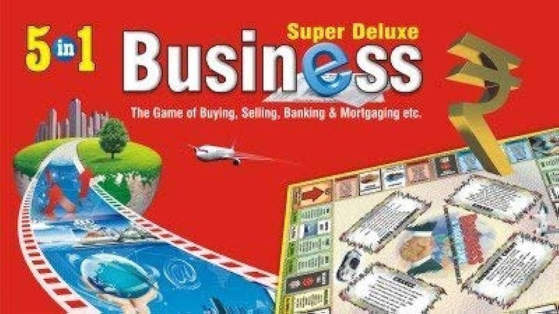 SMART PICKS 5 in 1 Super Deluxe Business Board Game|Multicolor - Image 2