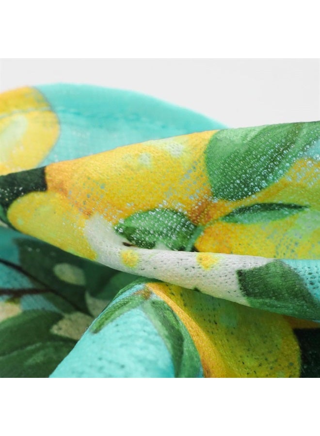 Fitwarm Lemon Dog Dress, Dog Clothes for Small Dogs Girl, Pet Cat Apparel, Teal Blue, Yellow, Green, XS - Image 2