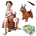 Hot Max HotMax Bouncy Horse Inflatable Bouncing Animals Hopper for Toddlers or Kids Ride on Rubber Jumping Toys for Boy or Girl Birthday Gift Horse - Image 4