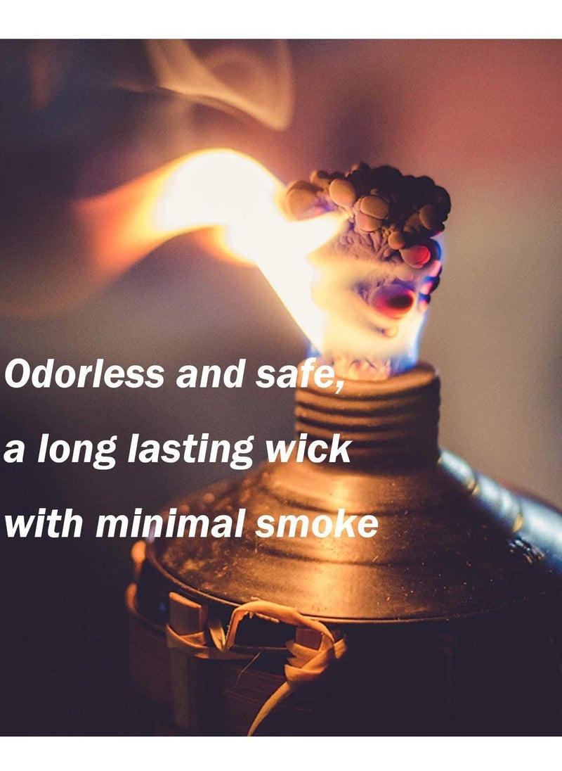 Y&D 12Pcs Long Lasting Tiki Fiberglass Replacement Wick for Outdoor Torch Patio Lighting Garden Lamp Oil DIY Candle  - Image 4