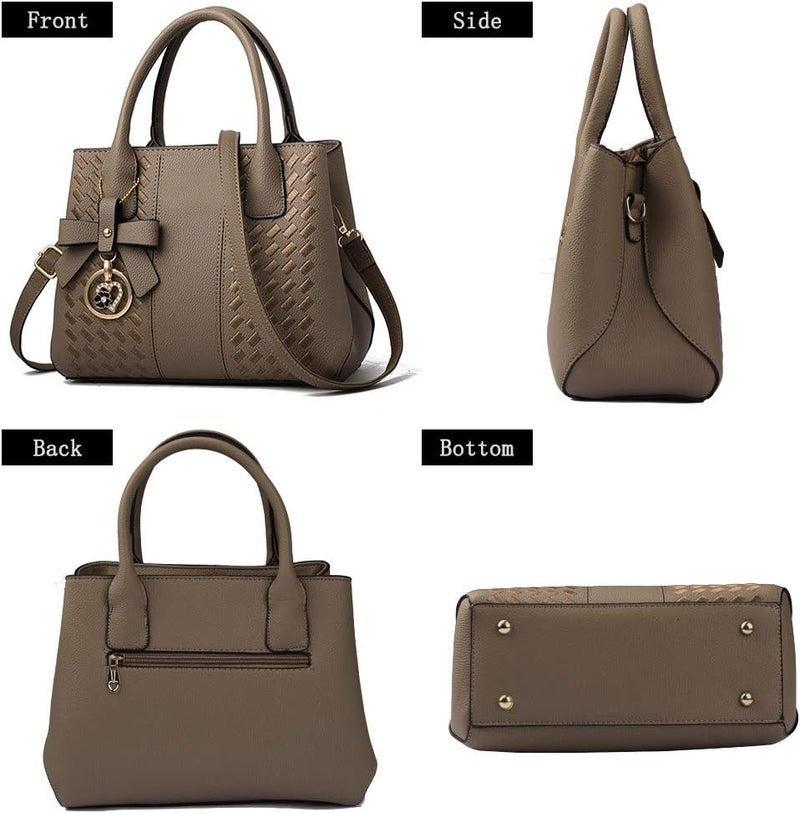 Jeniulet Purses and Handbags for Women Fashion Ladies PU Leather Top Handle Satchel Shoulder Tote Bags - Image 4