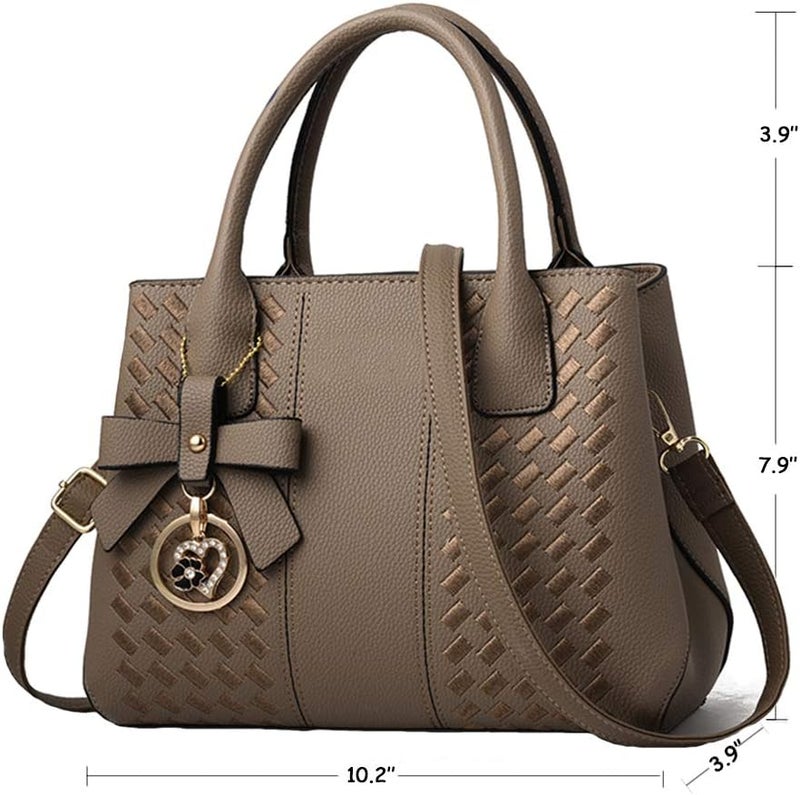 Jeniulet Purses and Handbags for Women Fashion Ladies PU Leather Top Handle Satchel Shoulder Tote Bags - Image 1