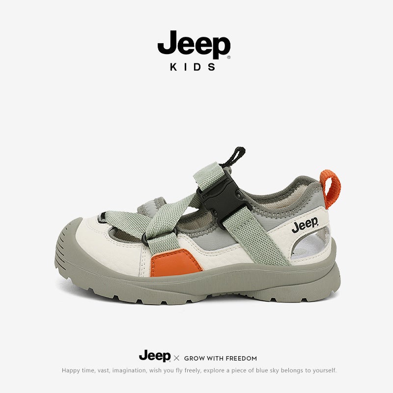Jeep Girls' Closed-Toe Sandals, Non-Slip Children'S Outdoor Water Shoes, Model, Boys' Beach Sandals For Summer - Image 1