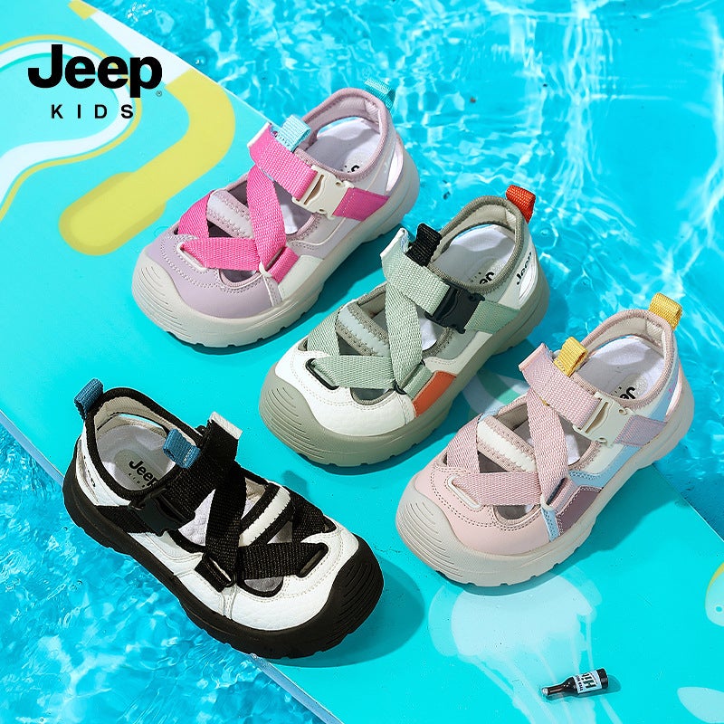Jeep Girls' Closed-Toe Sandals, Non-Slip Children'S Outdoor Water Shoes, Model, Boys' Beach Sandals For Summer - Image 5