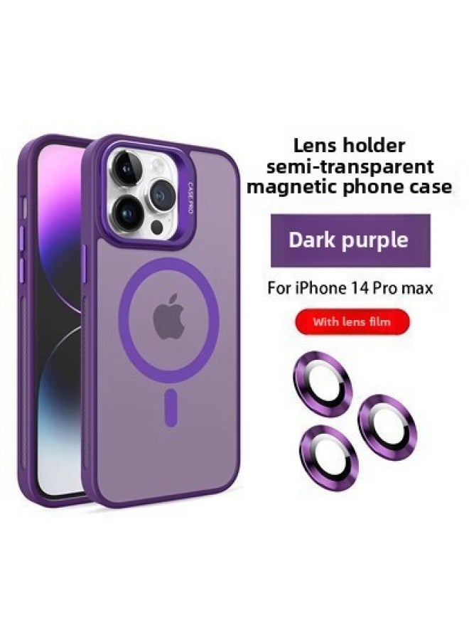 Heat Dissipation Frame For Apple Matte Magnetic Mobile Phone Case Lens Bracket Protective Cover Multiple Models Available 