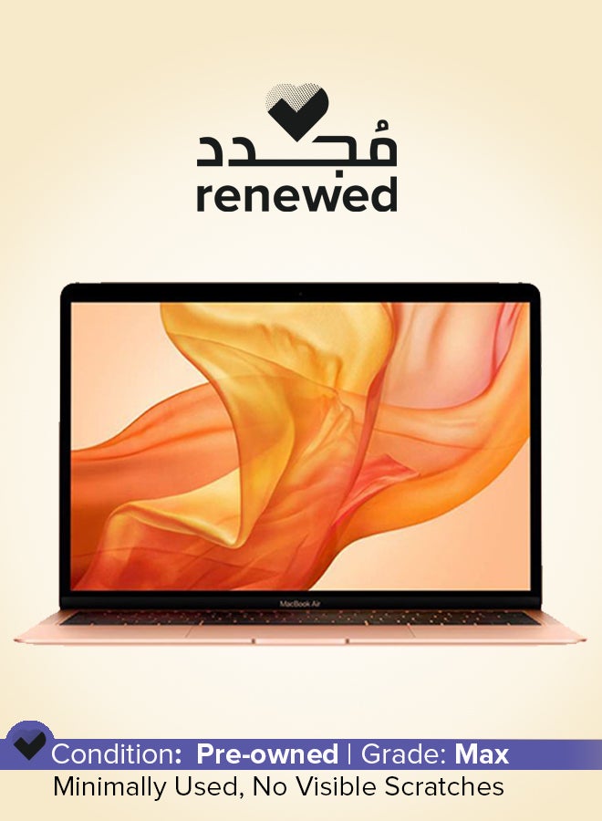 ابل  مجدد - لابتوب ماك بوك إير (2019) بشاشة 13.3 بوصة بدقة Ultra HD، مع معالج كور i5/ثنائي النواة/ذاكرة RAM 8GB/قرص SSD سعة 256GB/نظام macOS - Image 1