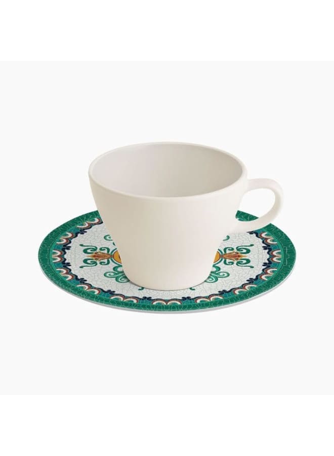 Moments Cup Set With Saucer 6-Pieces, Ivory/Cabana