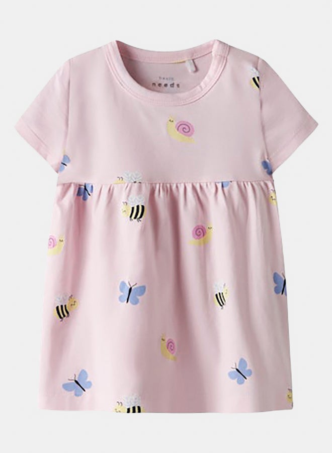 NAME IT Name It Newborn Girls Butterfly and Bee Dress - Image 1