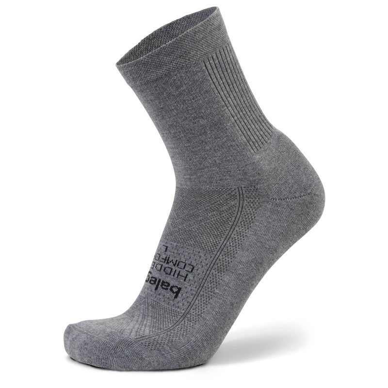 Balega Unisex Adult HC Mini Crew Performance No Show Athletic Running Socks (1 Pair), Charcoal, X-Large - Image 1