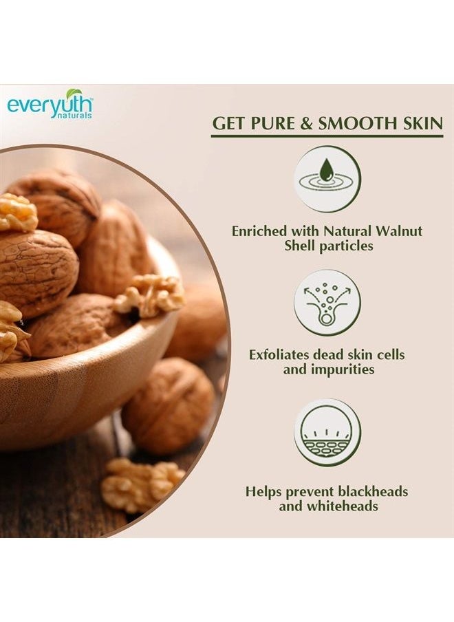 Everyuth - Naturals Exfoliating Walnut Scrub, 100gm, Tube - Image 1