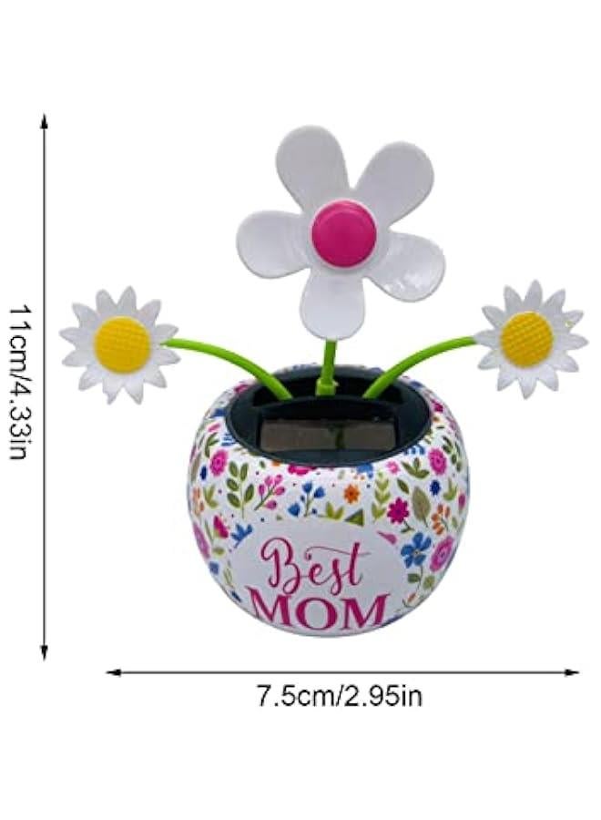 Solar Dancer Figure,Solar Powered Dancing Car Dashboard Decor,Solar Dancing Flower Solar Dancing Solar Toys Solar Powered Toys Car Swinging Dancing Toy Car Windowsill Home Desk Decor - Image 4